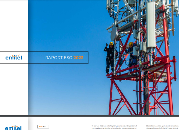 Raport ESG Emitel – w trosce o równość i zrównoważony rozwój