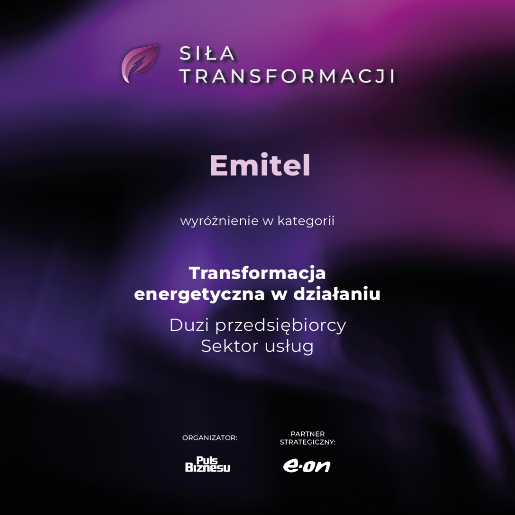 Emitel z wyr&oacute;żnieniem w konkursie &bdquo;Siła Transformacji&rdquo;